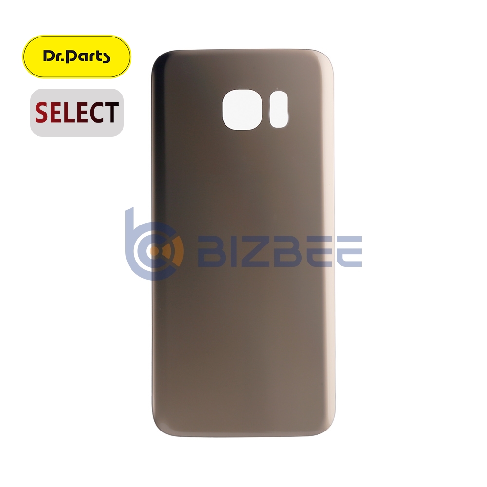 Dr.Parts Back Cover Without Logo For Samsung Galaxy S7 Edge (Select) (Gold )