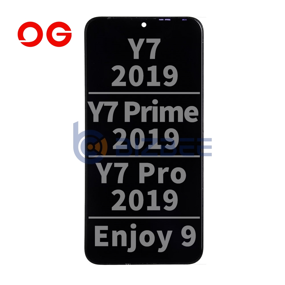 OG Display Assembly With Frame For Huawei Y7 2019/Y7 Prime 2019/Y7 Pro 2019/Enjoy 9 (OEM Material) (Midnight Black)