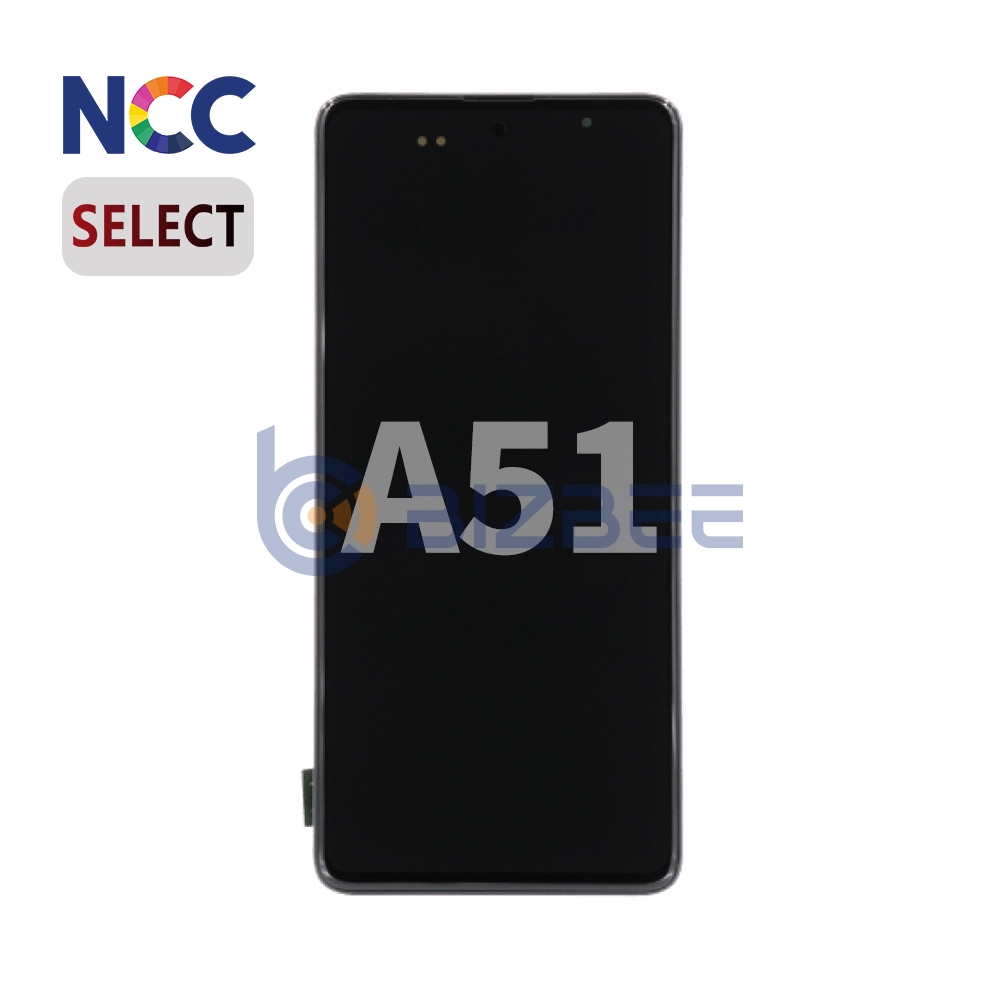 NCC Incell LCD Assembly With Frame For Samsung A51 (A515) (Select) (Black)