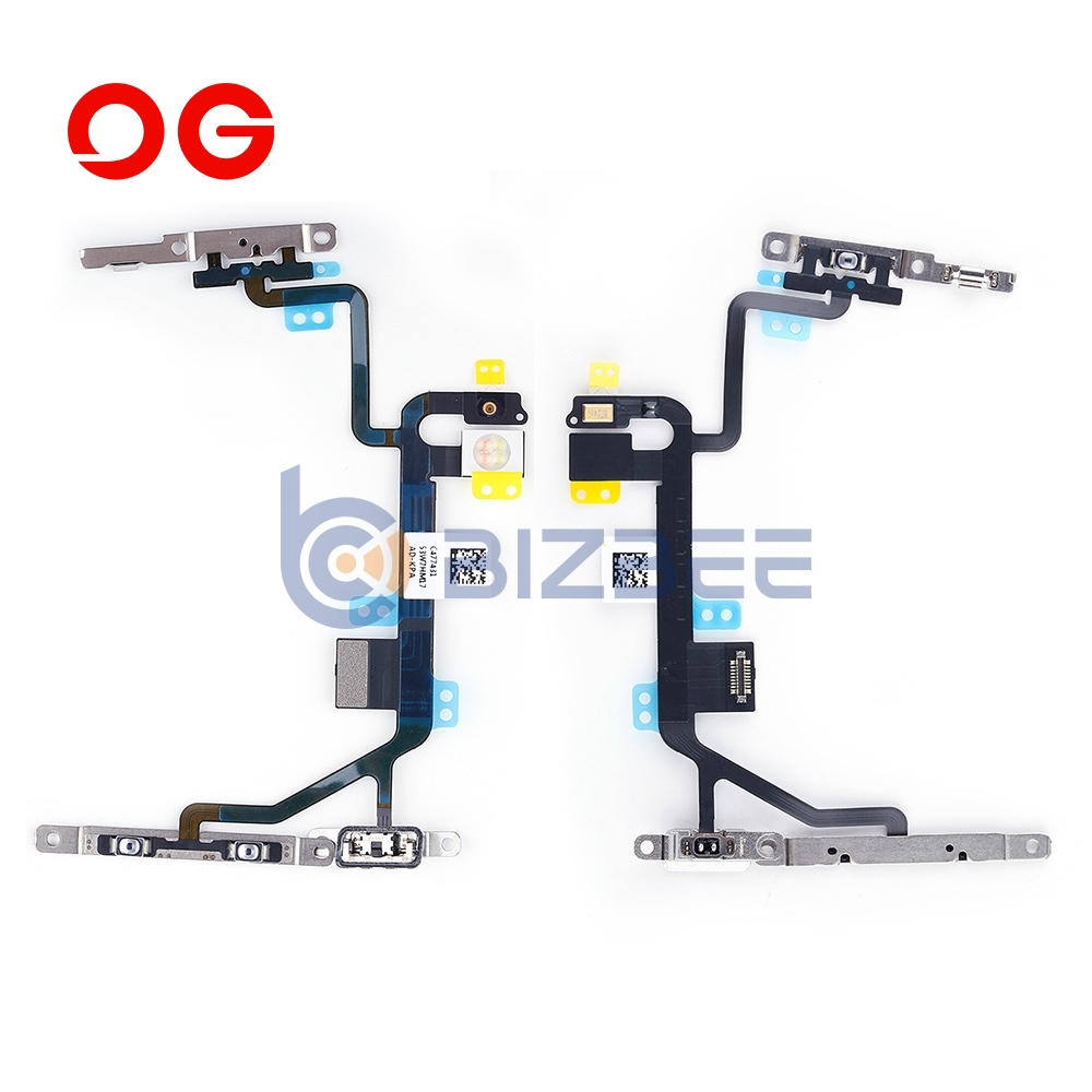 OG Power and Volume Flex Cable with Metal Bracket For iPhone 8/SE 2020 (Brand New OEM)