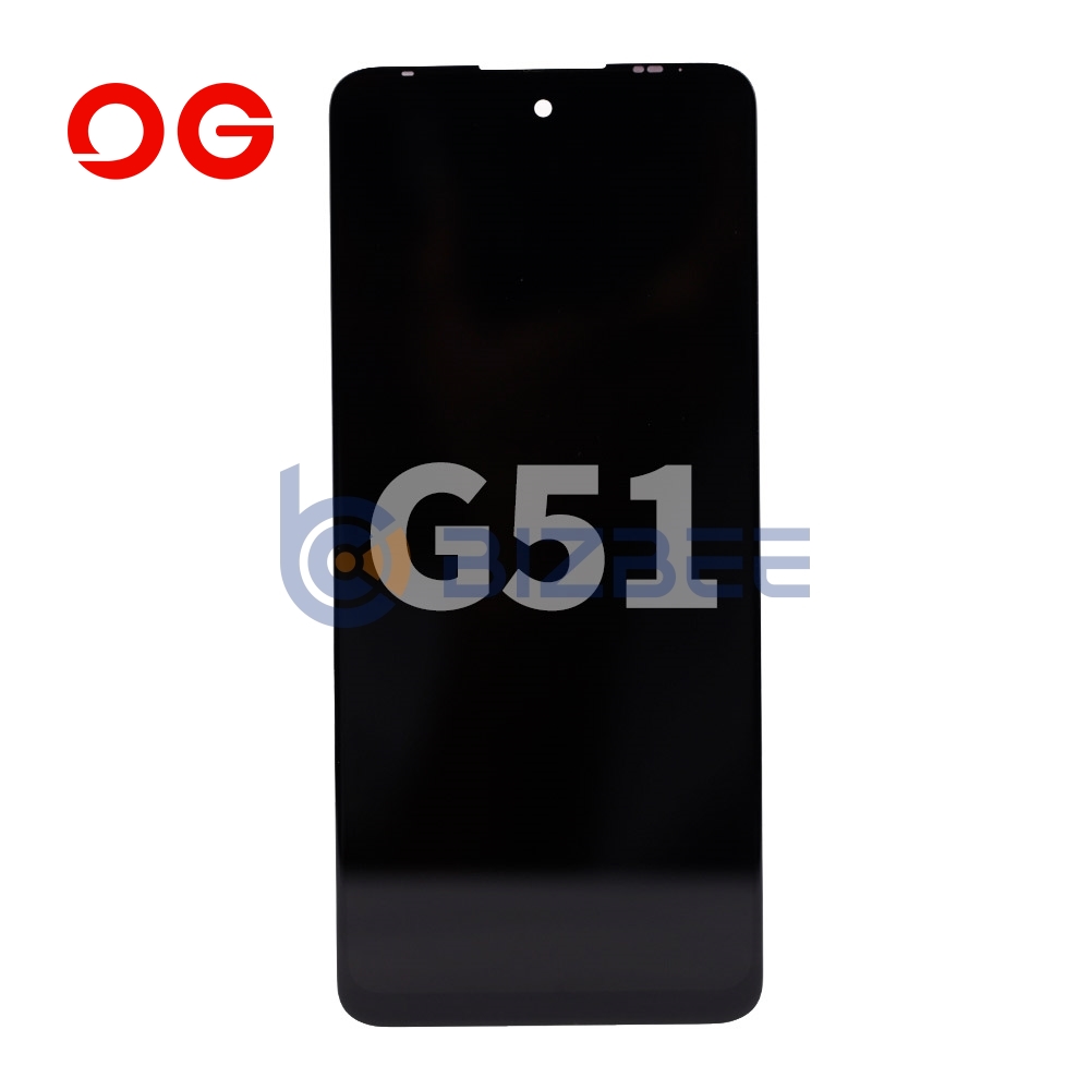 OG Display Assembly For Motorola G51 (OEM Material) (Black)
