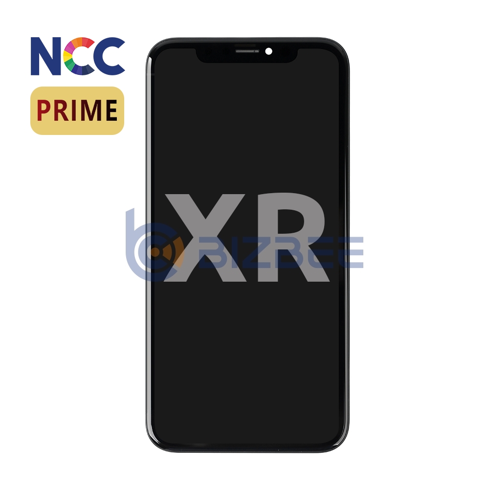 NCC LCD Assembly With Metal Plate For iPhone XR (Prime) (Black) (US Stock)
