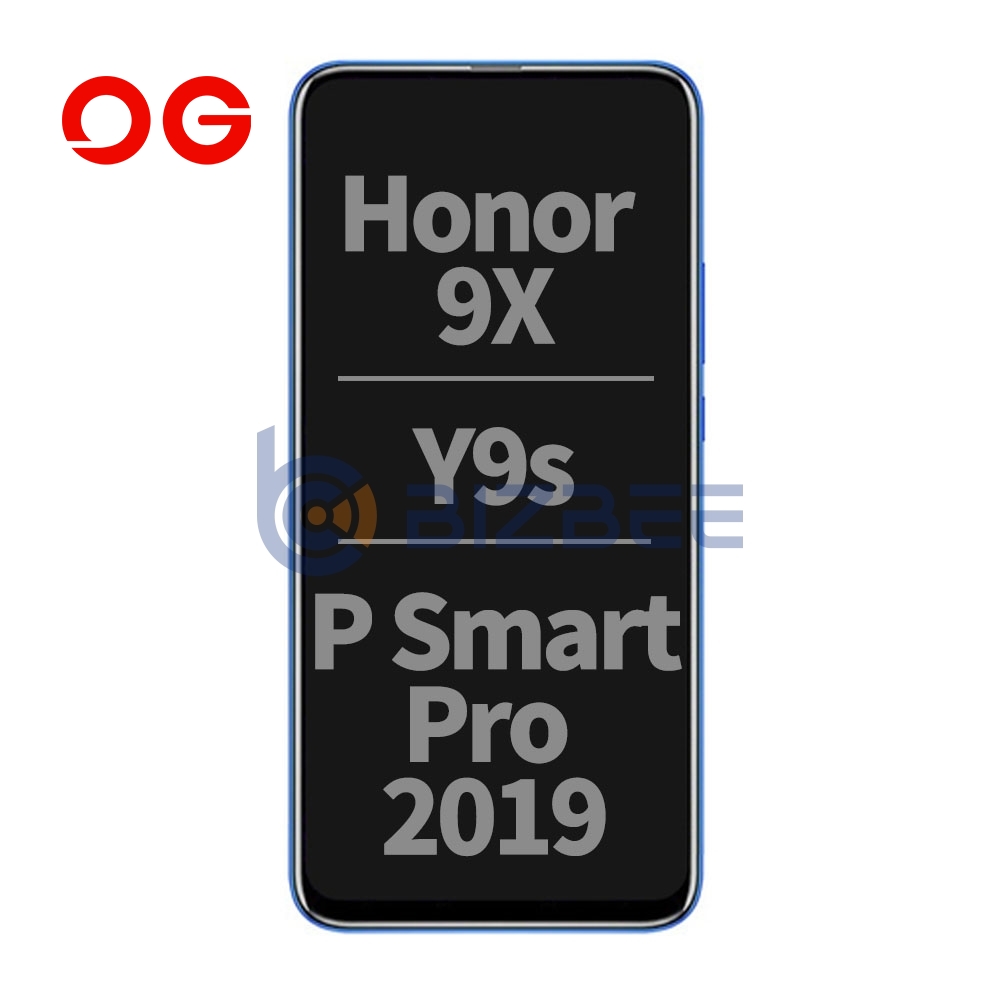 OG Display Assembly With Frame For Huawei Honor 9X/Y9s/P Smart Pro 2019 (OEM Material) (Blue)