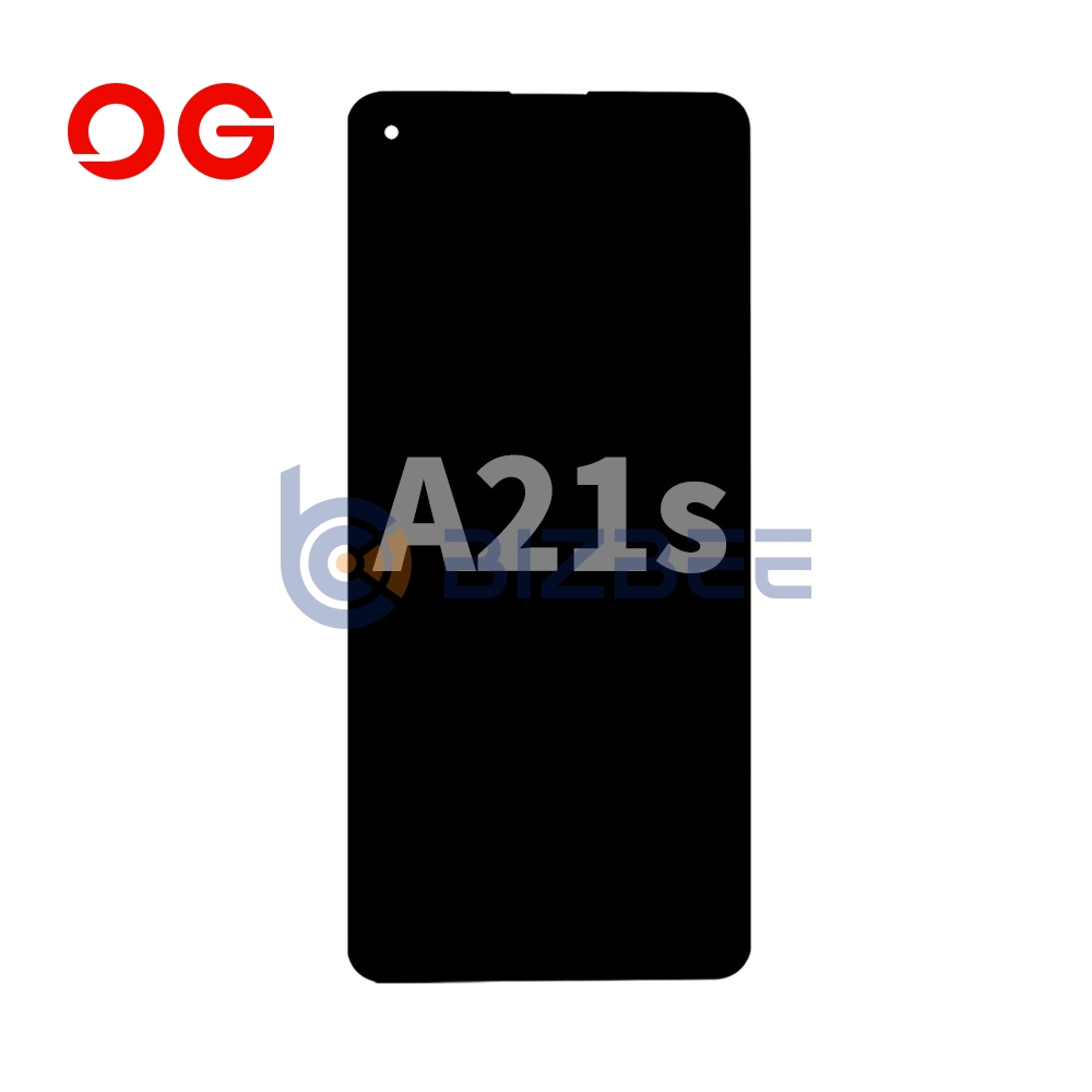 OG Display Assembly For Samsung A21s (A217) (Refurbished) (Black)