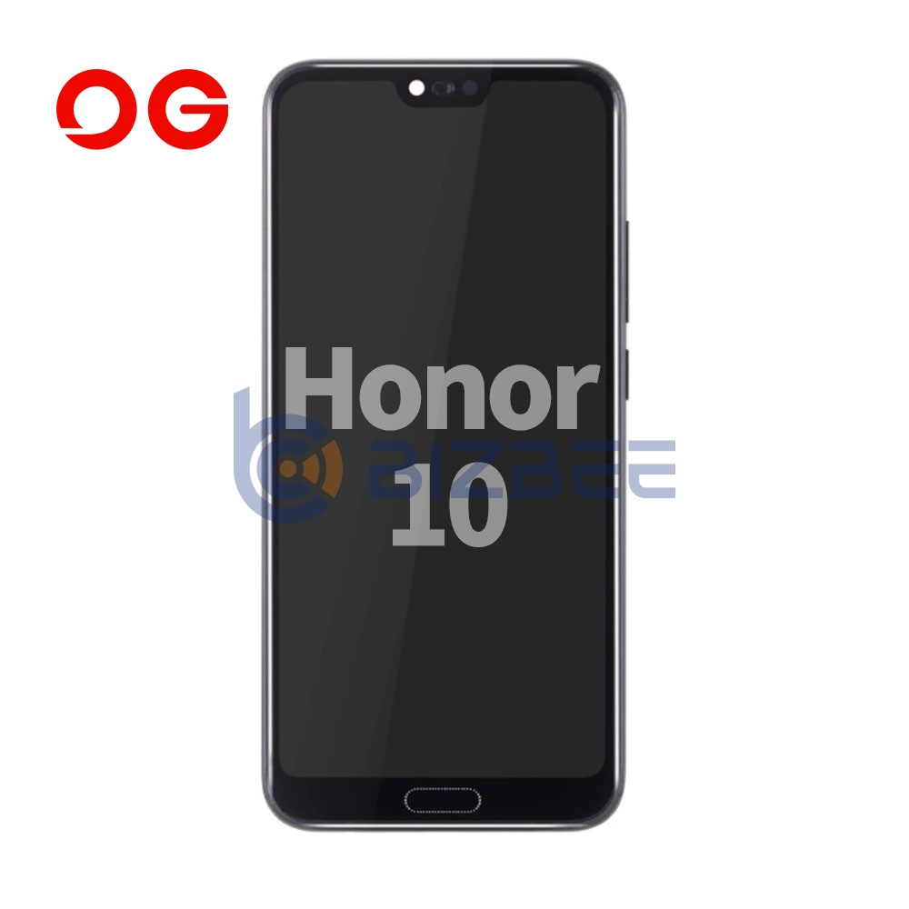 OG Display Assembly With Frame For Huawei Honor 10 (OEM Material) (Black)