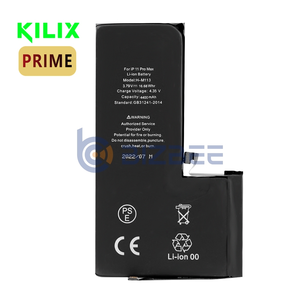Kilix High Capacity Battery 4400mAh For iPhone 11 Pro Max (Prime)