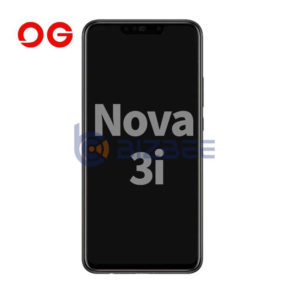 OG Display Assembly With Frame For Huawei Nova 3i (Brand New OEM) (Black)