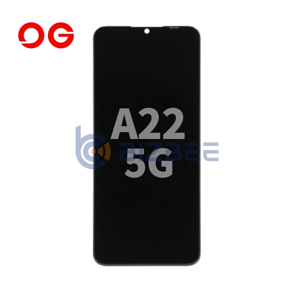 OG Display Assembly For Samsung A22 5G (A226) (Refurbished) (Black)