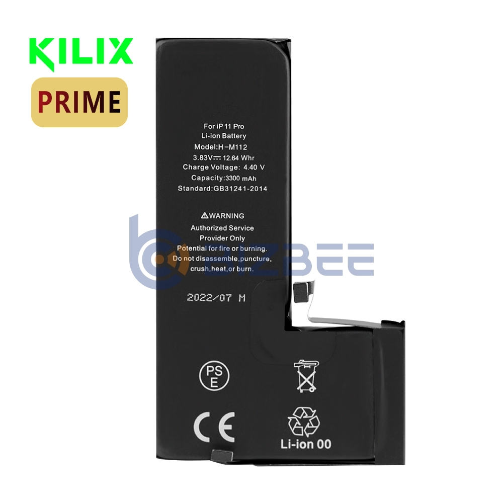 Kilix High Capacity Battery 3300mAh For iPhone 11 Pro (Prime)