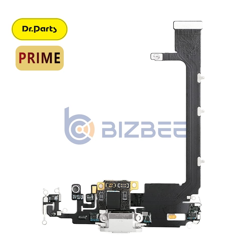 Dr.Parts Charging Port Flex Cable For iPhone 11 Pro Max (Prime) (Silver)