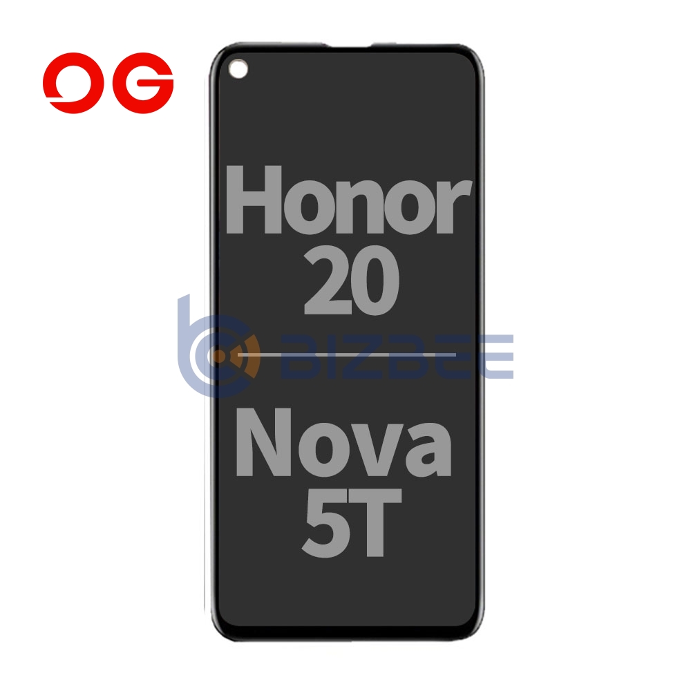 OG Display Assembly With Frame For Huawei Honor 20/Nova 5T (OEM Material) (Purple)