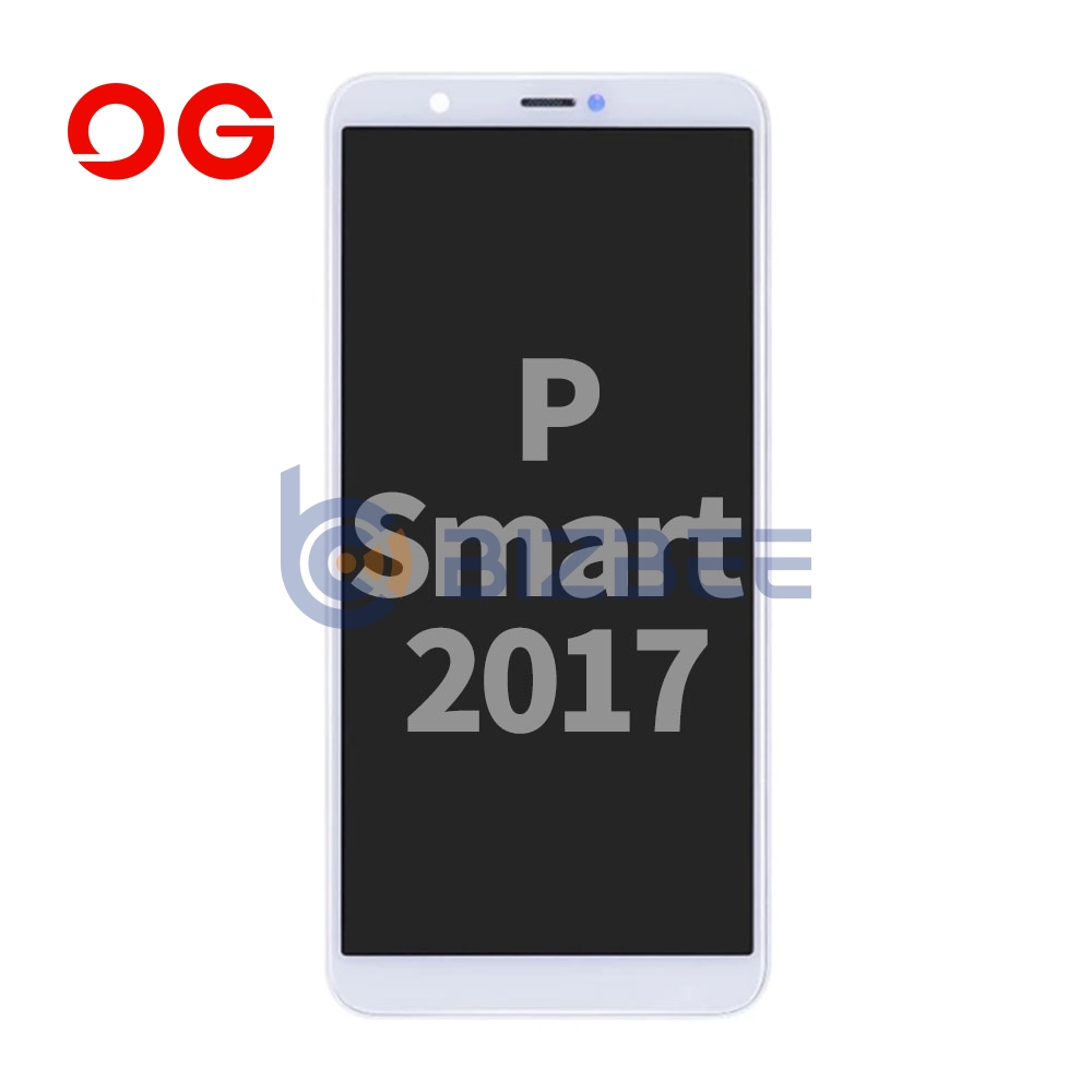 OG Display Assembly With Frame For Huawei P Smart 2017 (OEM Material) (White)