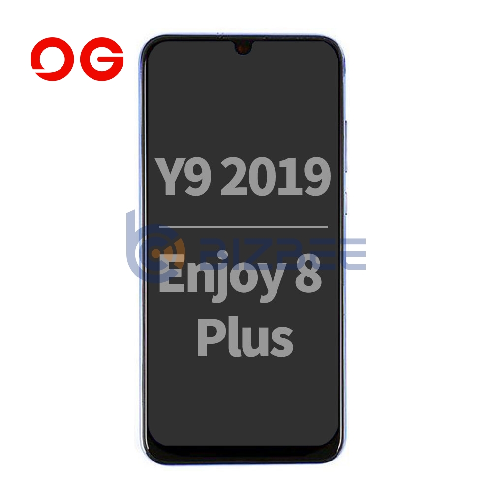 OG Display Assembly With Frame For Huawei Y9 2019/Enjoy 9 Plus (OEM Material) (Black)