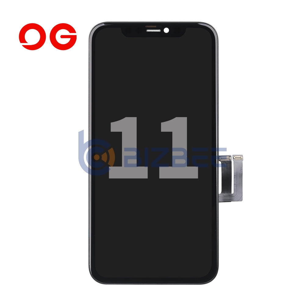 OG Display Assembly With Metal Plate For iPhone 11 (Brand New OEM) (Black)