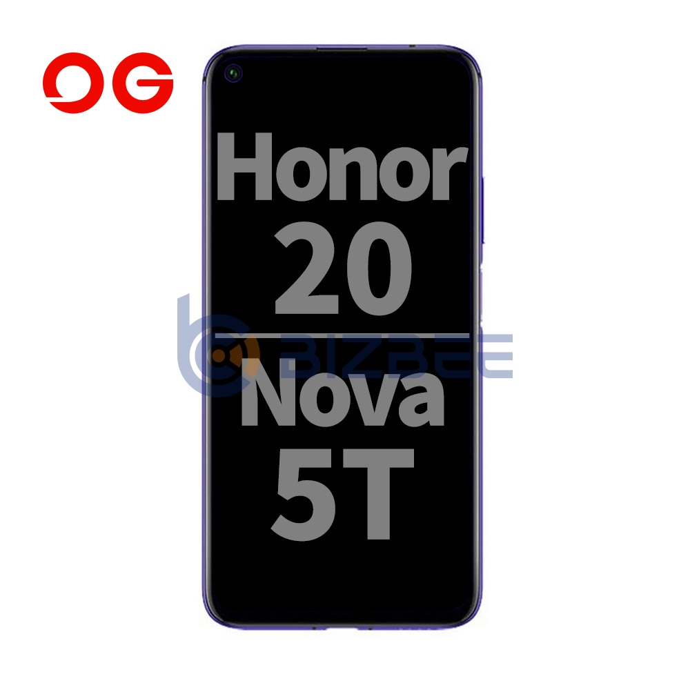 OG Display Assembly With Frame For Huawei Honor 20/Nova 5T (OEM Material) (Blue)