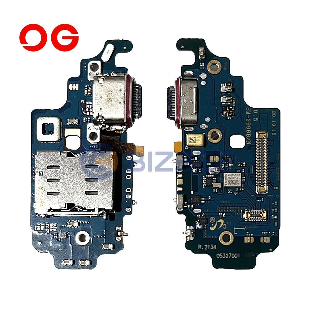 OG Charging Port with SIM Card Reader Contact For Samsung Galaxy S21 Ultra (G998B) (Brand New OEM)