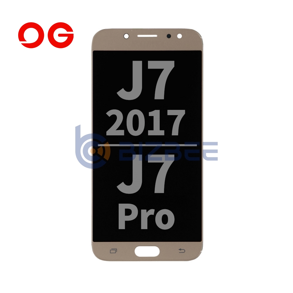 OG Display Assembly For Samsung J7 2017/J7 Pro (J730) (Refurbished) (Gold)