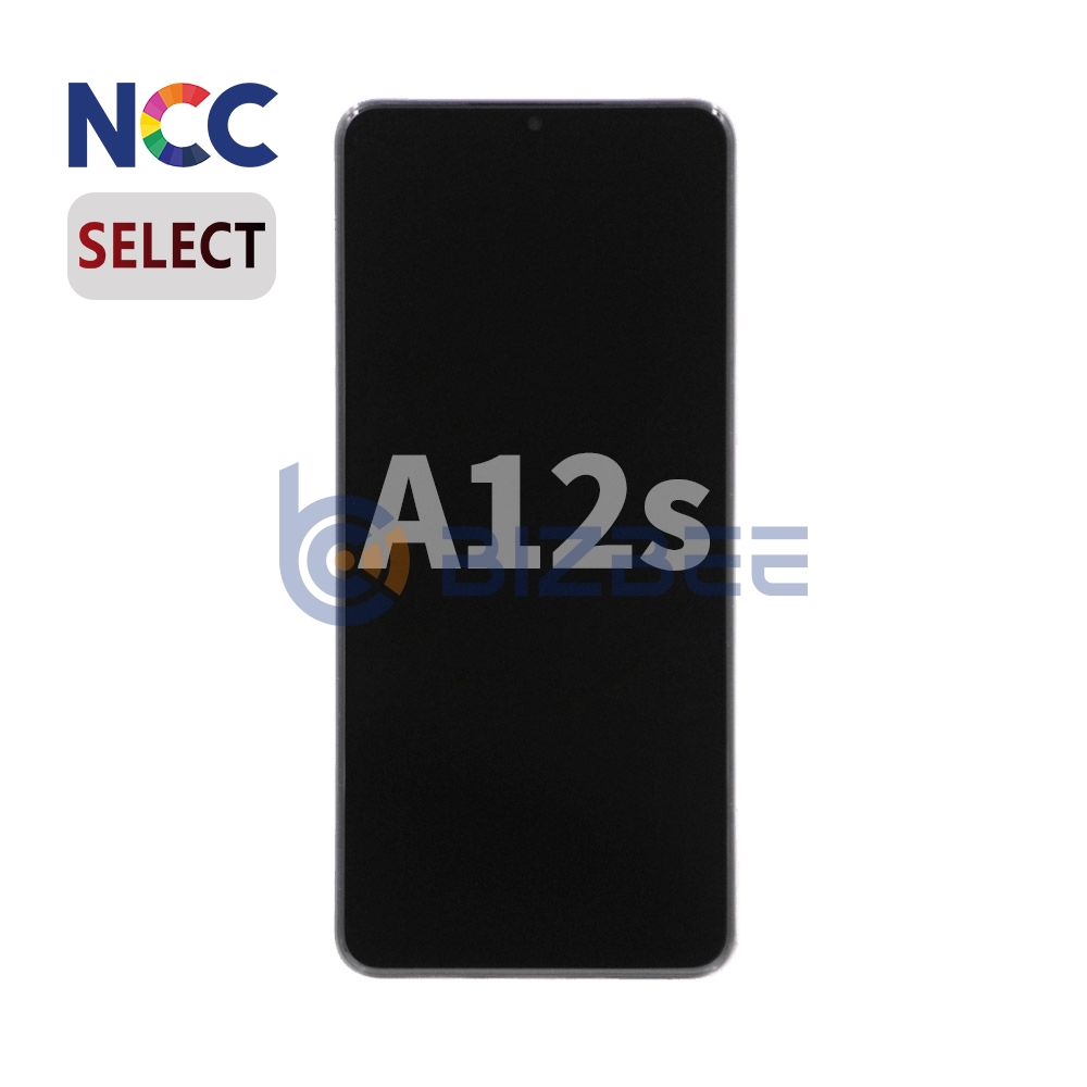 NCC Incell LCD Assembly With Frame For Samsung A12S (A127) (Select) (Black)