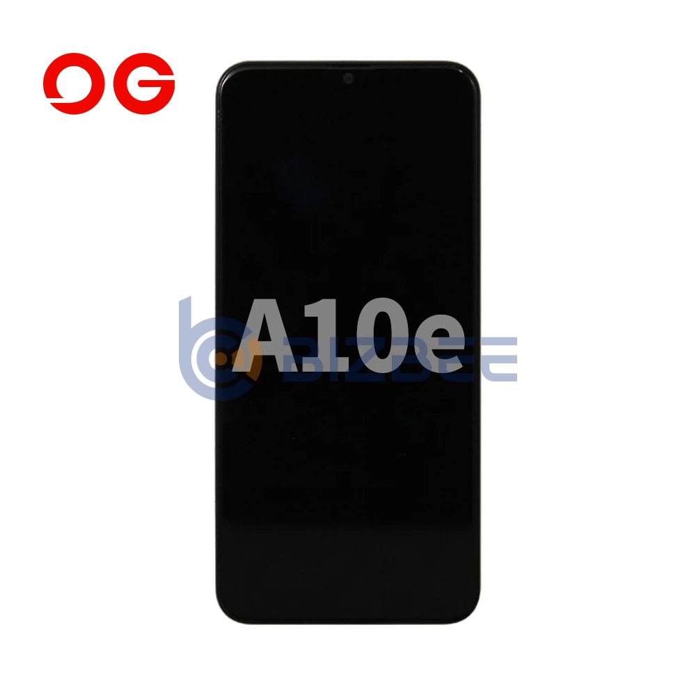 OG Display Assembly With Frame For Samsung A10e (A102) (EU Version) (Refurbished) (Black)