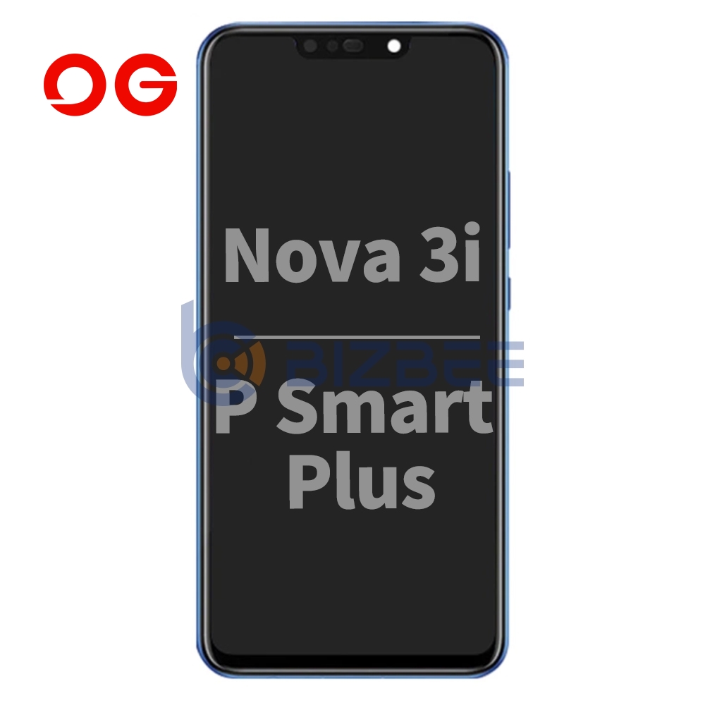 OG Display Assembly With Frame For Huawei Nova 3i/P Smart Plus (OEM Material) (Black)