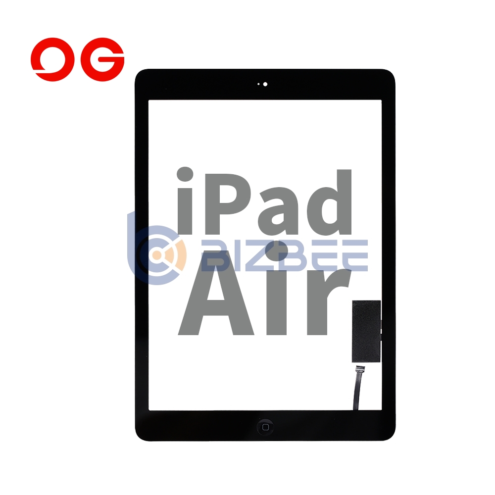 OG Touch Digitizer Assembly  With Tesa Tape For iPad Air (A1474/A1475) (OEM Material) (Black)