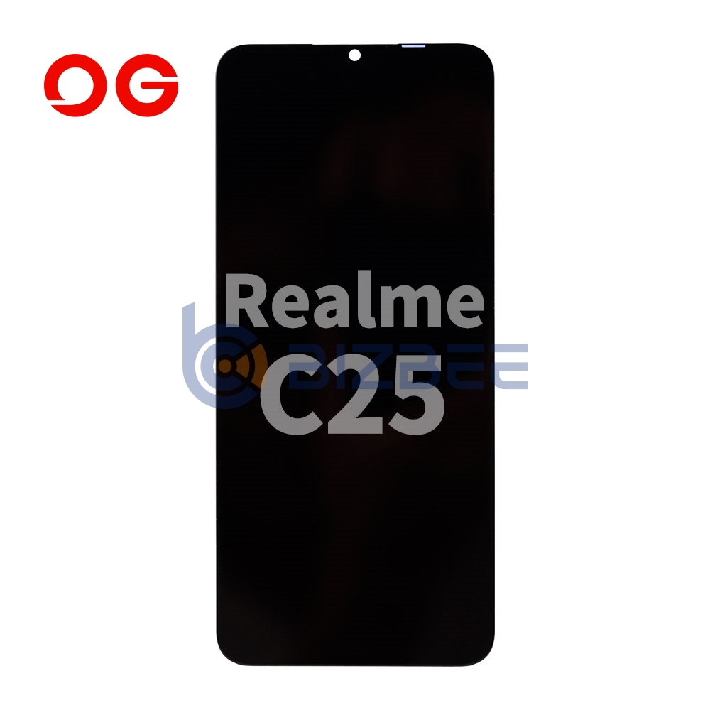 OG Display Assembly For Realme C25 (OEM Material) (Black)
