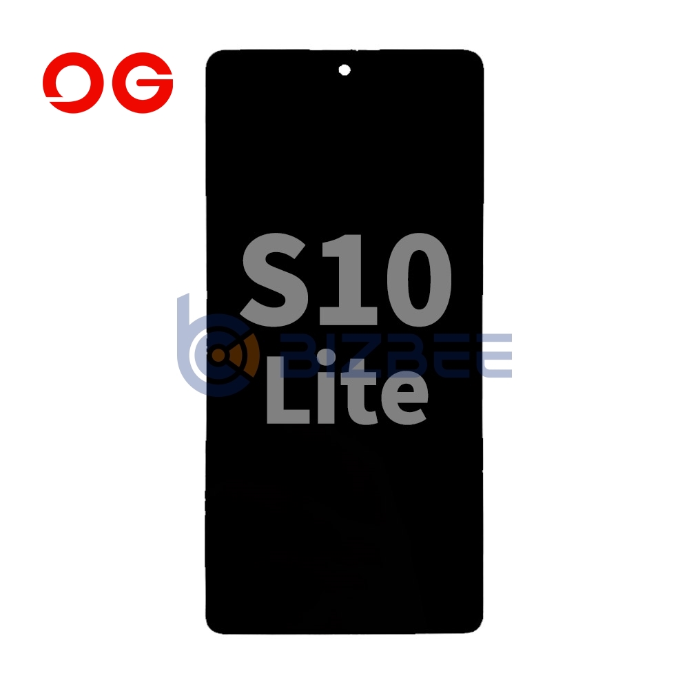 OG Display Assembly For Samsung S10 Lite (G770) (Refurbished) (Black)