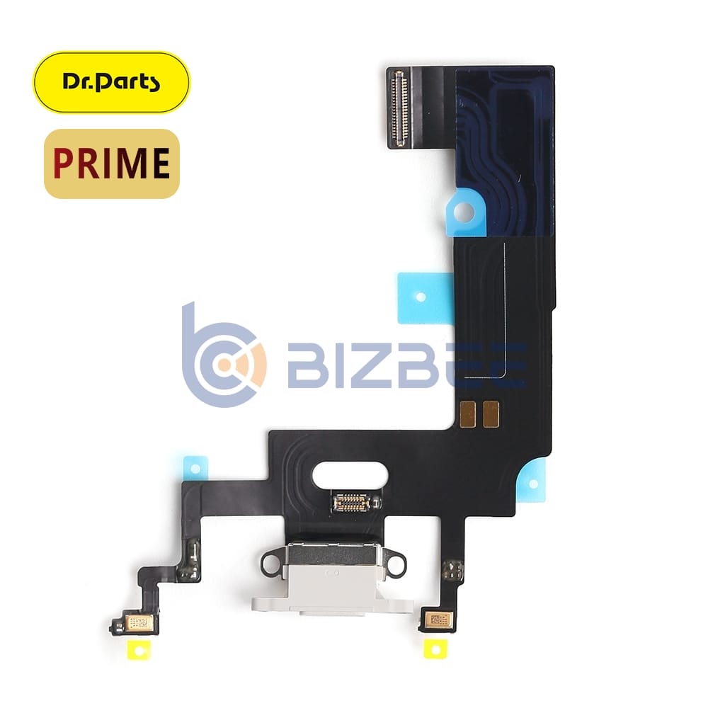 Dr.Parts Charging Port Flex Cable For iPhone XR (Prime) (White)