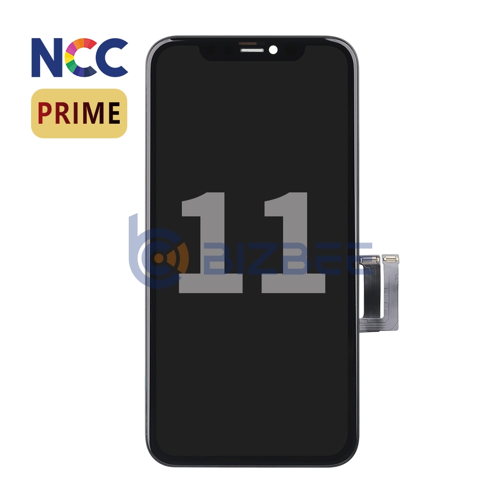 NCC LCD Assembly With Metal Plate For iPhone 11 (Prime) (Black) (US Stock)