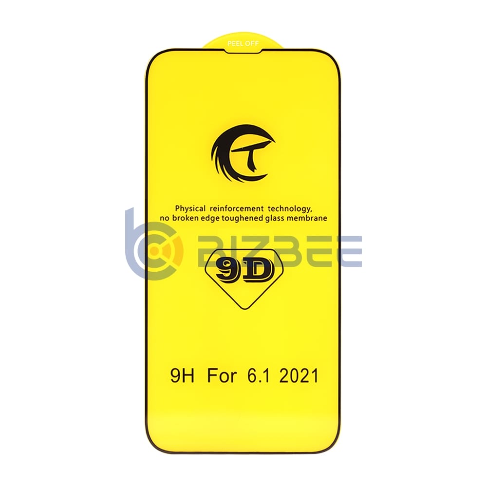 9D Full Cover HD Tempered Glass Film For iPhone 13/13 Pro/14 Without Packaging