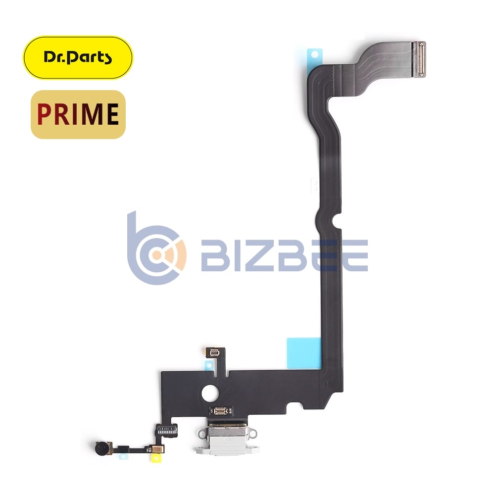 Dr.Parts Charging Port Flex Cable For iPhone XS Max (Prime) (Silver)