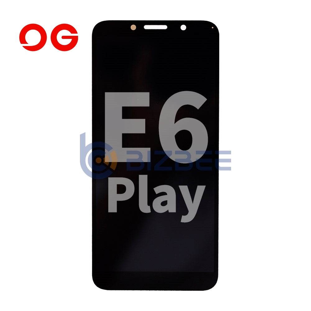 OG Display Assembly For Motorola E6 Play (OEM Material) (Black)