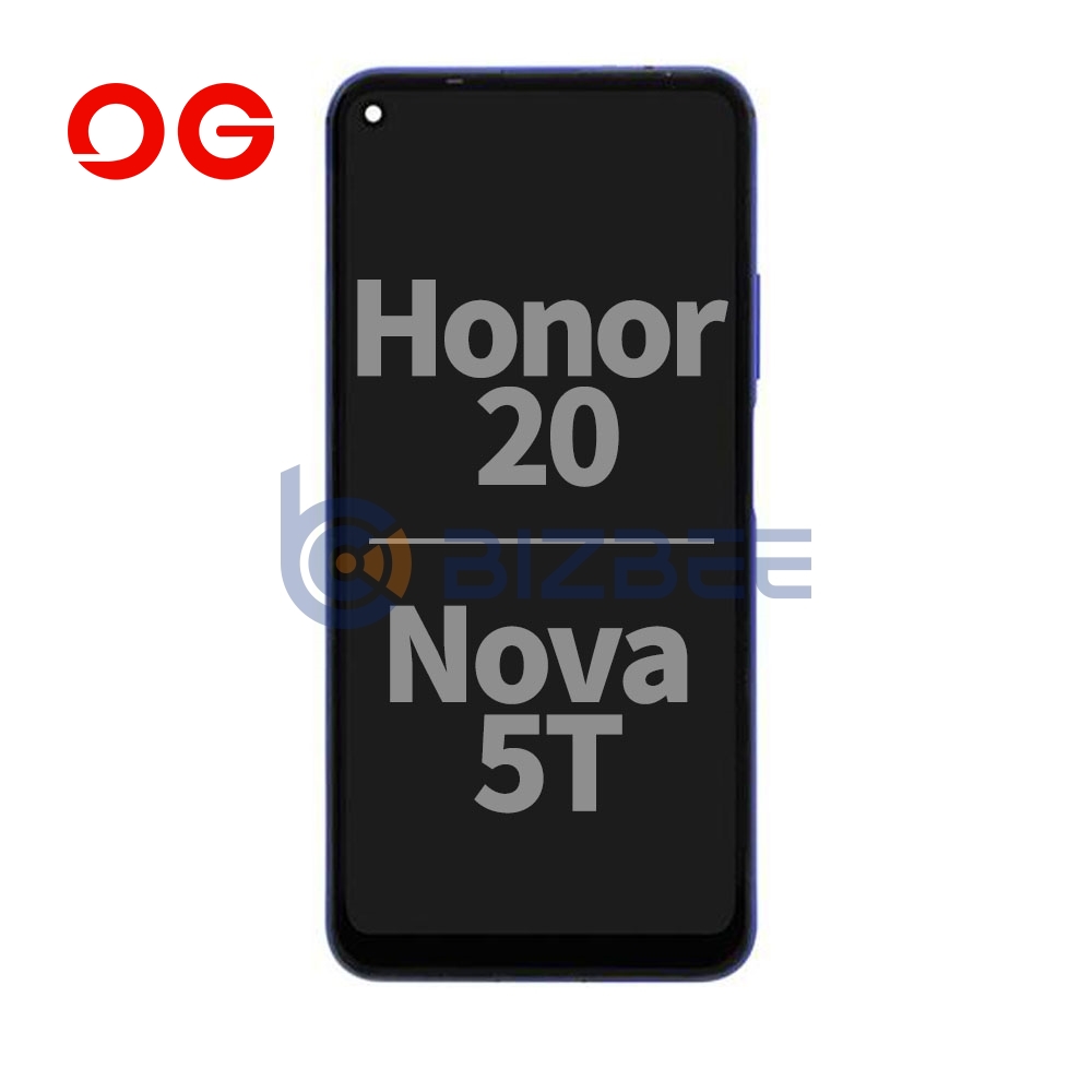 OG Display Assembly With Frame For Huawei Honor 20/Nova 5T (Brand New OEM) (Blue)