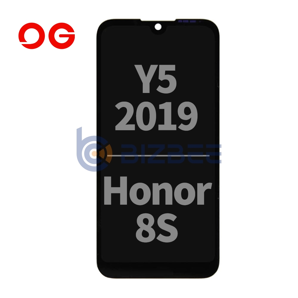 OG Display Assembly With Frame For Huawei Y5 2019/Honor 8S RVE.2.2 (OEM Material) (Black)