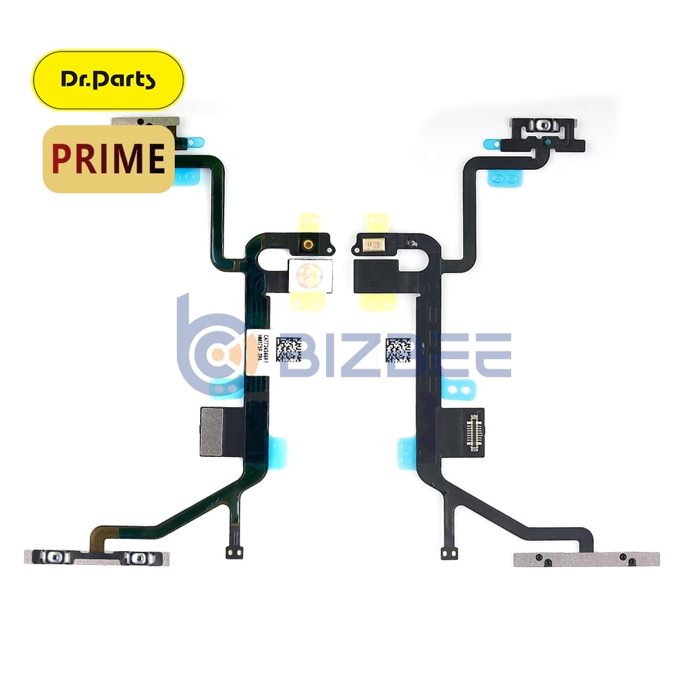 Dr.Parts Power Button And Volume Button Flex Cable With Metal Bracket For iPhone 8/SE 2020 (Prime)