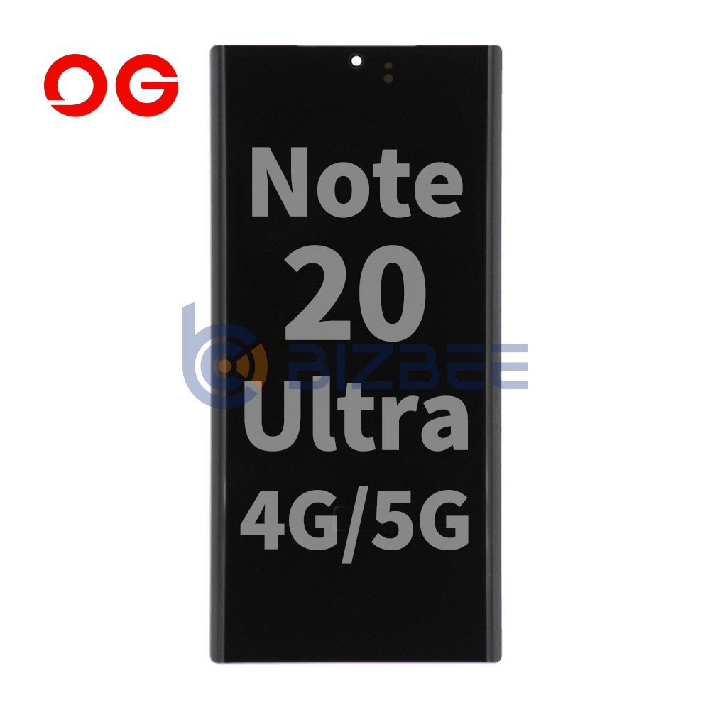 OG Display Assembly For Samsung Note 20 Ultra 4G/5G (N985/N986) (Refurbished) (Black)