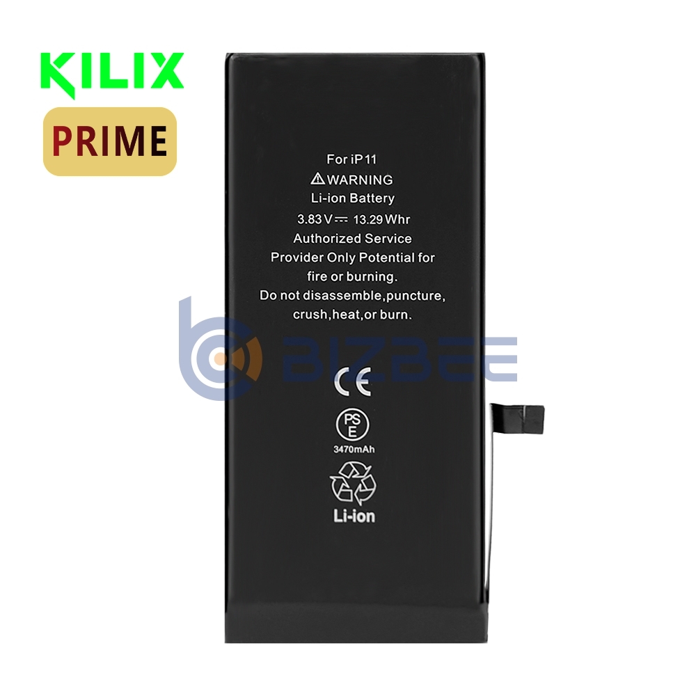 Kilix High Capacity Battery 3470mAh For iPhone 11 (Prime)