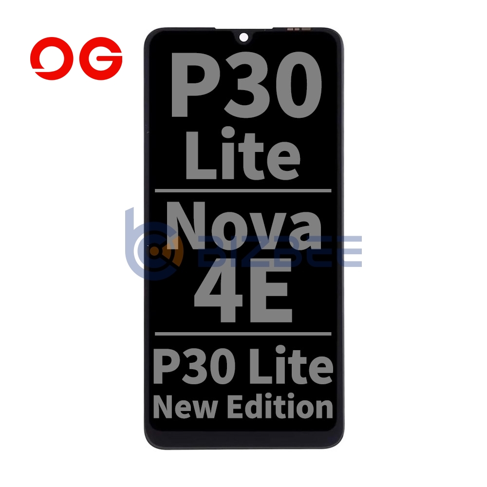 OG Display Assembly For Huawei P30 Lite/Nova 4E/P30 Lite New Edition (OEM Material) (Black)
