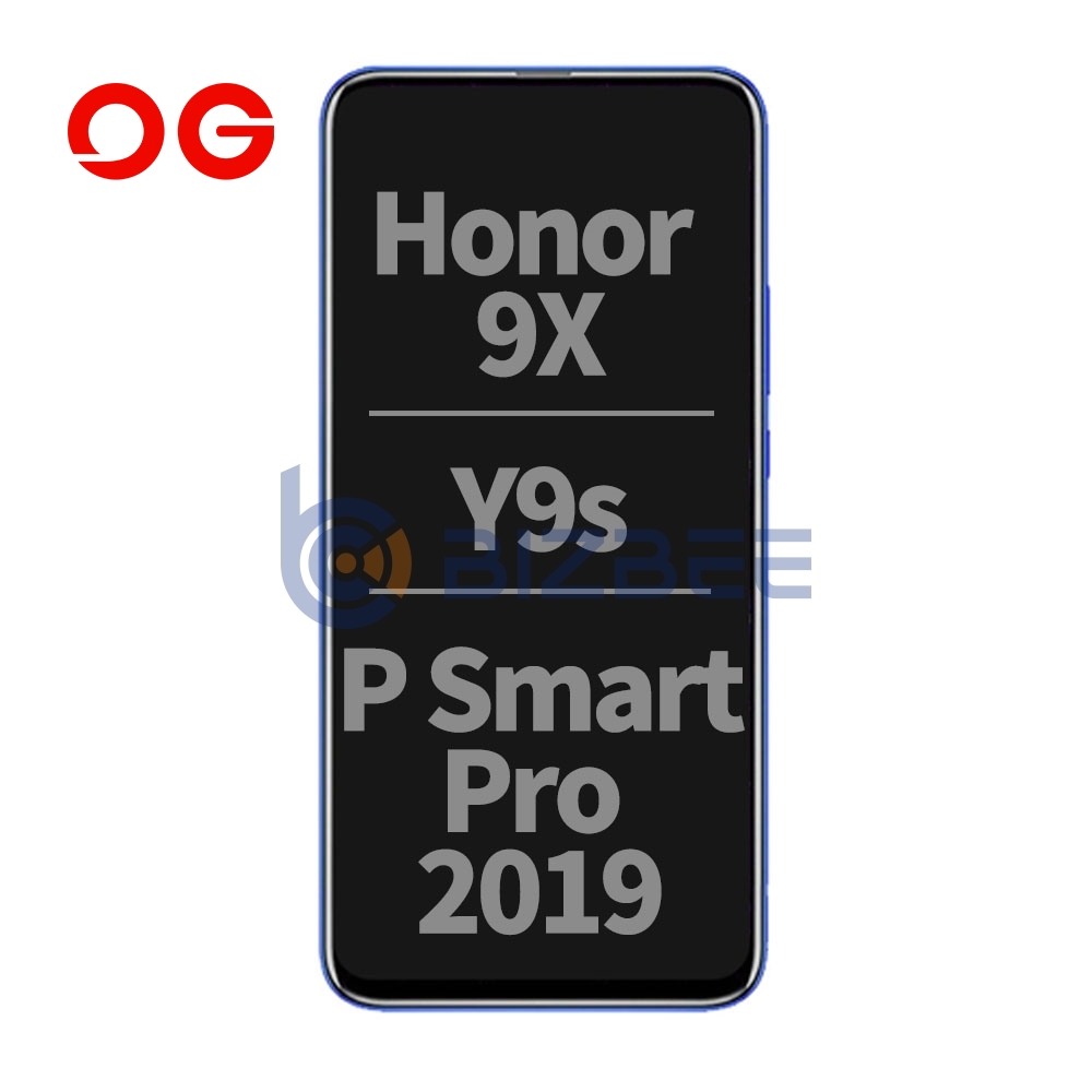 OG Display Assembly With Frame For Huawei Honor 9X/Y9s/P Smart Pro 2019 (Brand New OEM) (Blue)