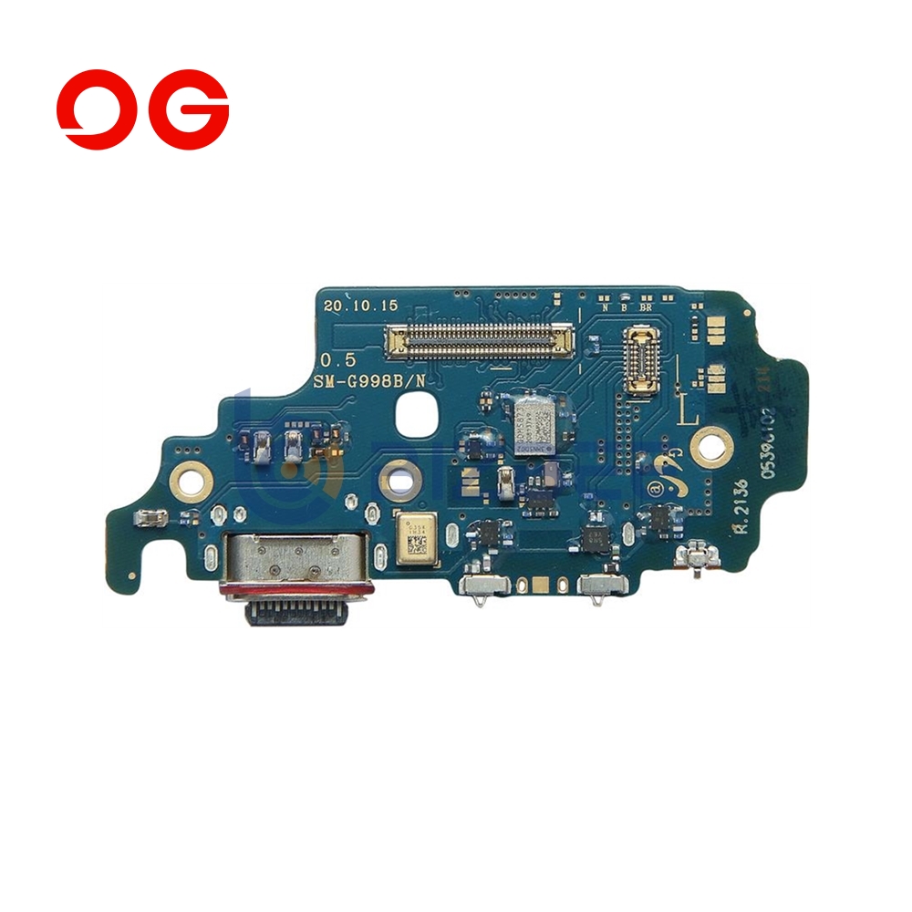 OG Charging Port with SIM Card Reader Contact For Samsung Galaxy S21 Ultra (G998U) (Brand New OEM)